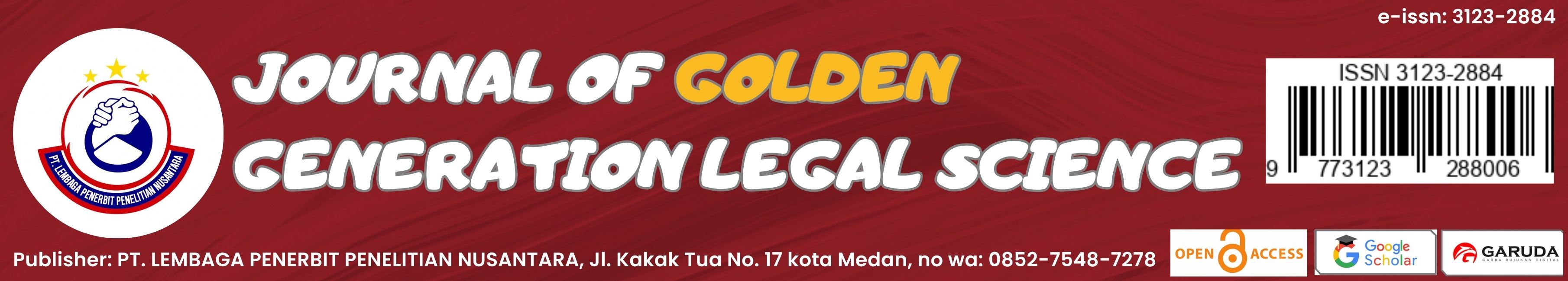 Journal of Golden Generation Legal Science